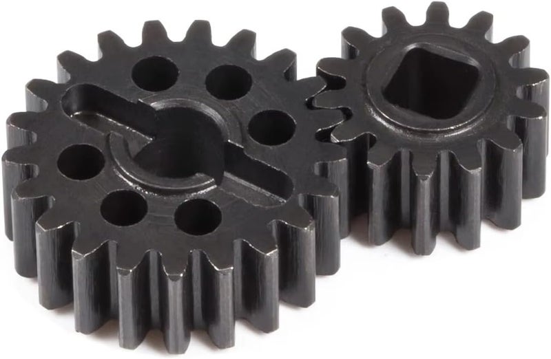 CobraCrawler Heat Treated Steel 15T/20T Portal Overdrive Gear 36% OD 12T/23T Standard Gear for Axial 1/10 Capra F9 SCX10 III AR45 Portal Axle (14T 21T) - Image 2
